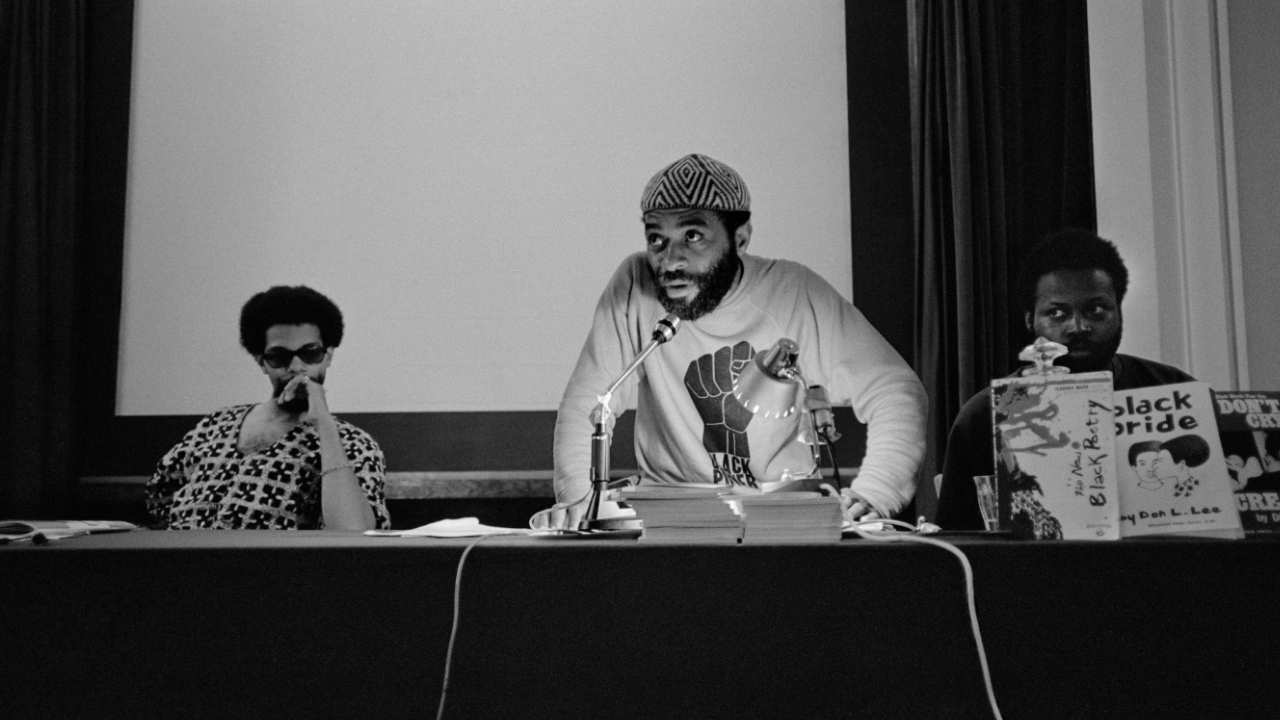 a man with a beard speaking into a microphone